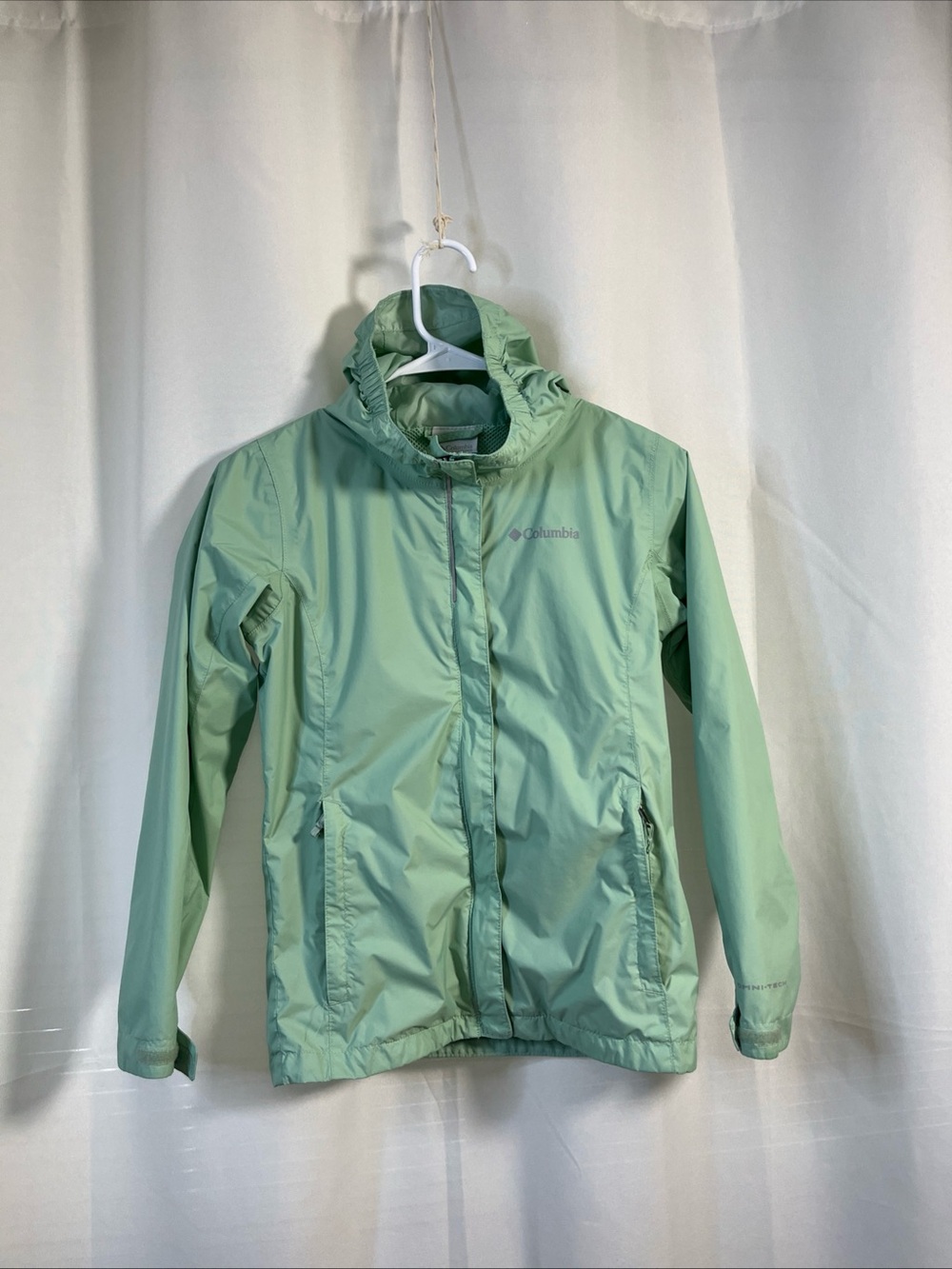 Columbia Kids' Light Green Rain Jacket